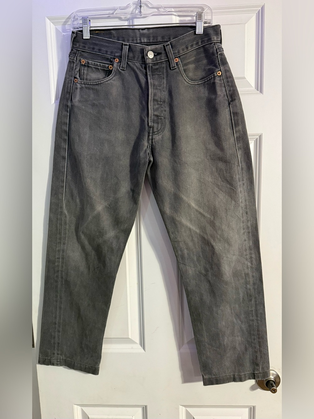 Levi's Vintage-Style Washed Black Jeans